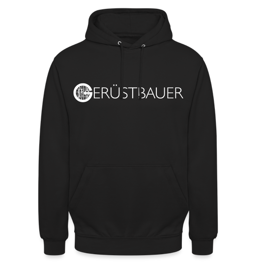 Unisex Hoodie "Gerüstbauer" Schwarz Unisex Hoodie {{ color }}