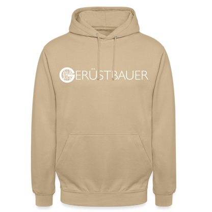 Unisex Hoodie "Gerüstbauer" Beige Unisex Hoodie {{ color }}