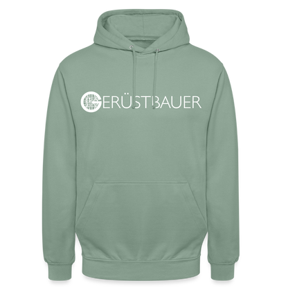 Unisex Hoodie "Gerüstbauer" Graugrün Unisex Hoodie {{ color }}