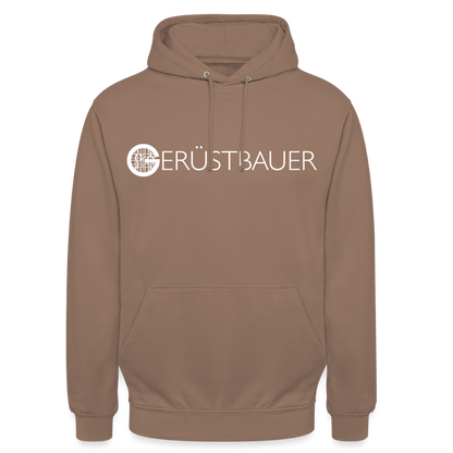 Unisex Hoodie "Gerüstbauer" Mokka Unisex Hoodie {{ color }}