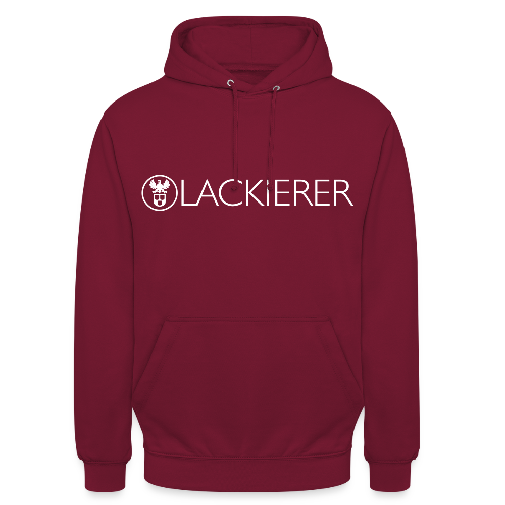 Unisex Hoodie "Lackierer" Bordeaux Unisex Hoodie {{ color }}