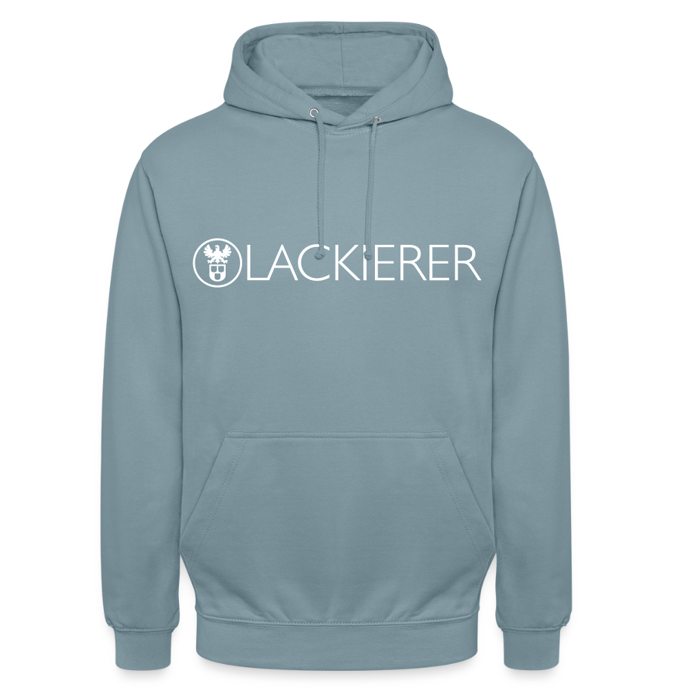 Unisex Hoodie "Lackierer" Nebelblau Unisex Hoodie {{ color }}