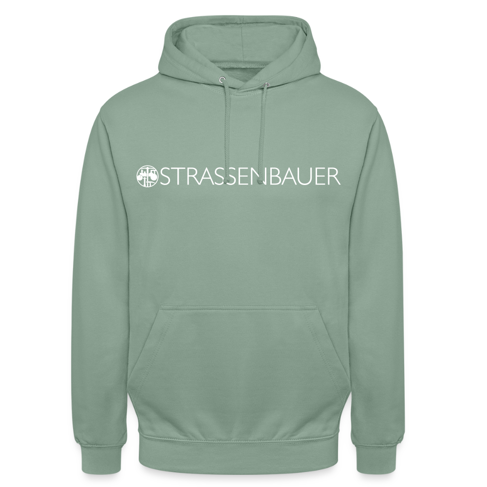 Unisex Hoodie "Strassenbauer" Graugrün Unisex Hoodie {{ color }}