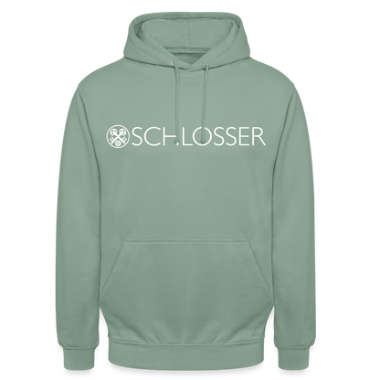 Unisex Hoodie "Schlosser" Graugrün Unisex Hoodie {{ color }}