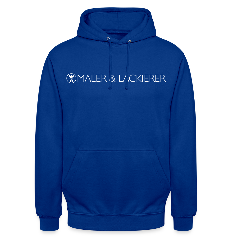 Unisex Hoodie "Maler+Lackierer" Royalblau Unisex Hoodie {{ color }}
