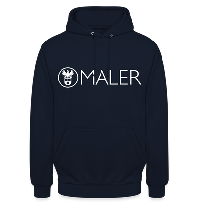 Unisex Hoodie "Maler" Navy Unisex Hoodie {{ color }}