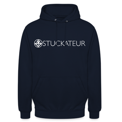 Unisex Hoodie "Stuckateur" Navy Unisex Hoodie {{ color }}
