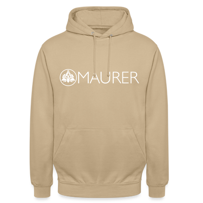 Unisex Hoodie "Maurer" Beige Unisex Hoodie {{ color }}