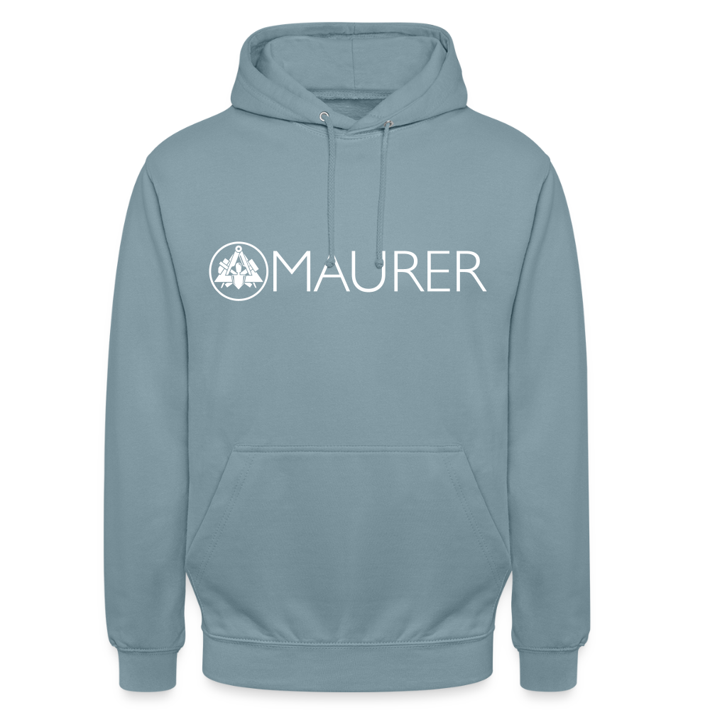 Unisex Hoodie "Maurer" Nebelblau Unisex Hoodie {{ color }}