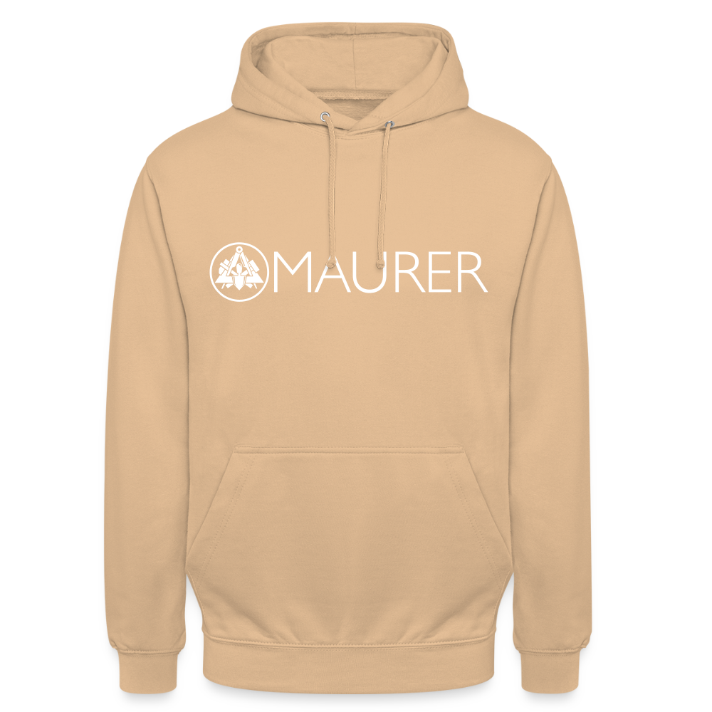 Unisex Hoodie "Maurer" Pfirsich Unisex Hoodie {{ color }}