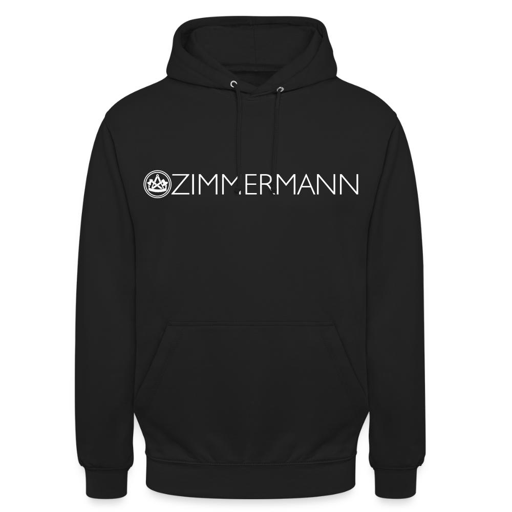 Unisex Hoodie "Zimmermann" Schwarz Unisex Hoodie {{ color }}