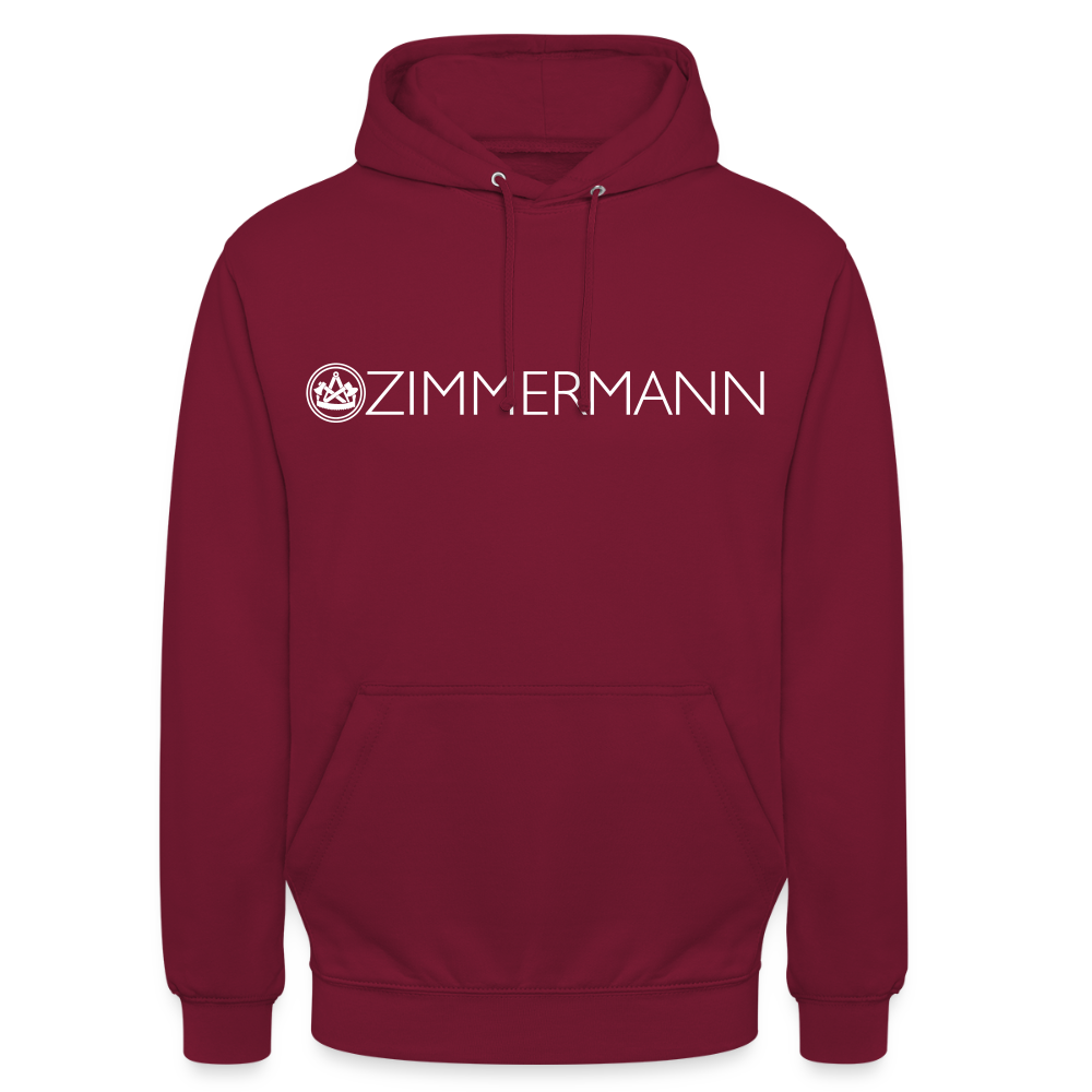 Unisex Hoodie "Zimmermann" Bordeaux Unisex Hoodie {{ color }}