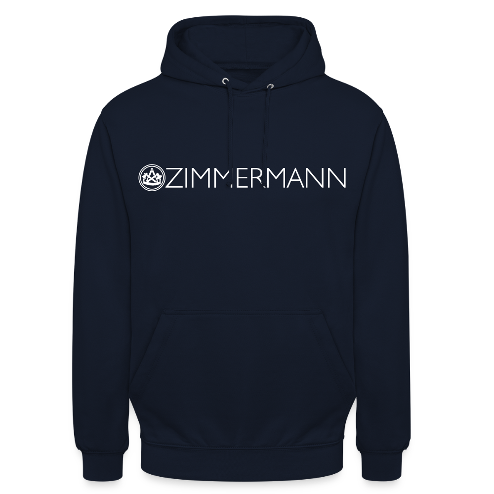 Unisex Hoodie "Zimmermann" Navy Unisex Hoodie {{ color }}