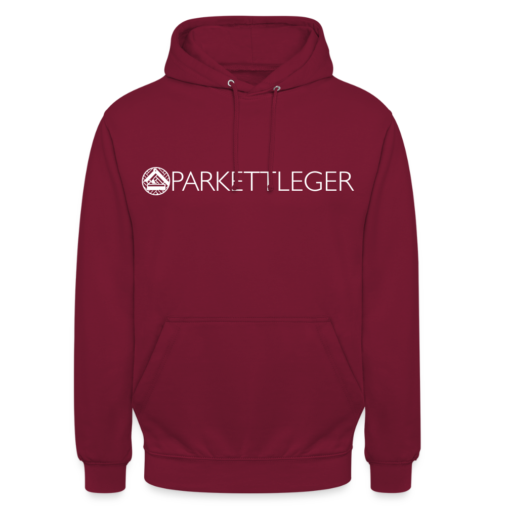 Unisex Hoodie "Parkettleger" Bordeaux Unisex Hoodie {{ color }}