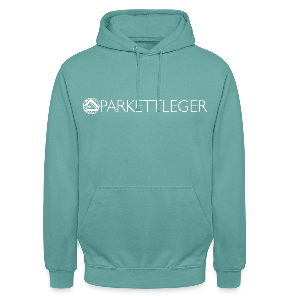 Unisex Hoodie "Parkettleger" Pastelltürkis Unisex Hoodie {{ color }}