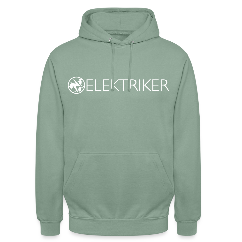 Unisex Hoodie "Elektriker" Graugrün Unisex Hoodie {{ color }}