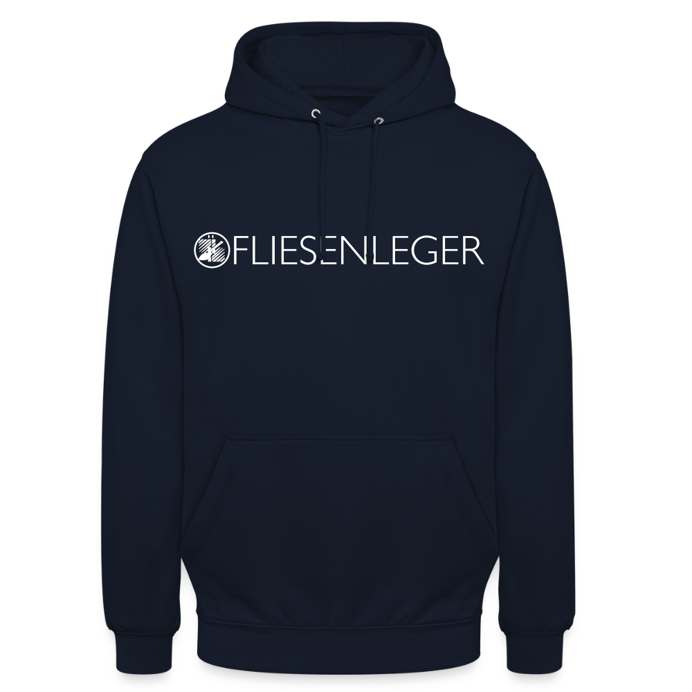 Unisex Hoodie "Fliesenleger" Navy Unisex Hoodie {{ color }}