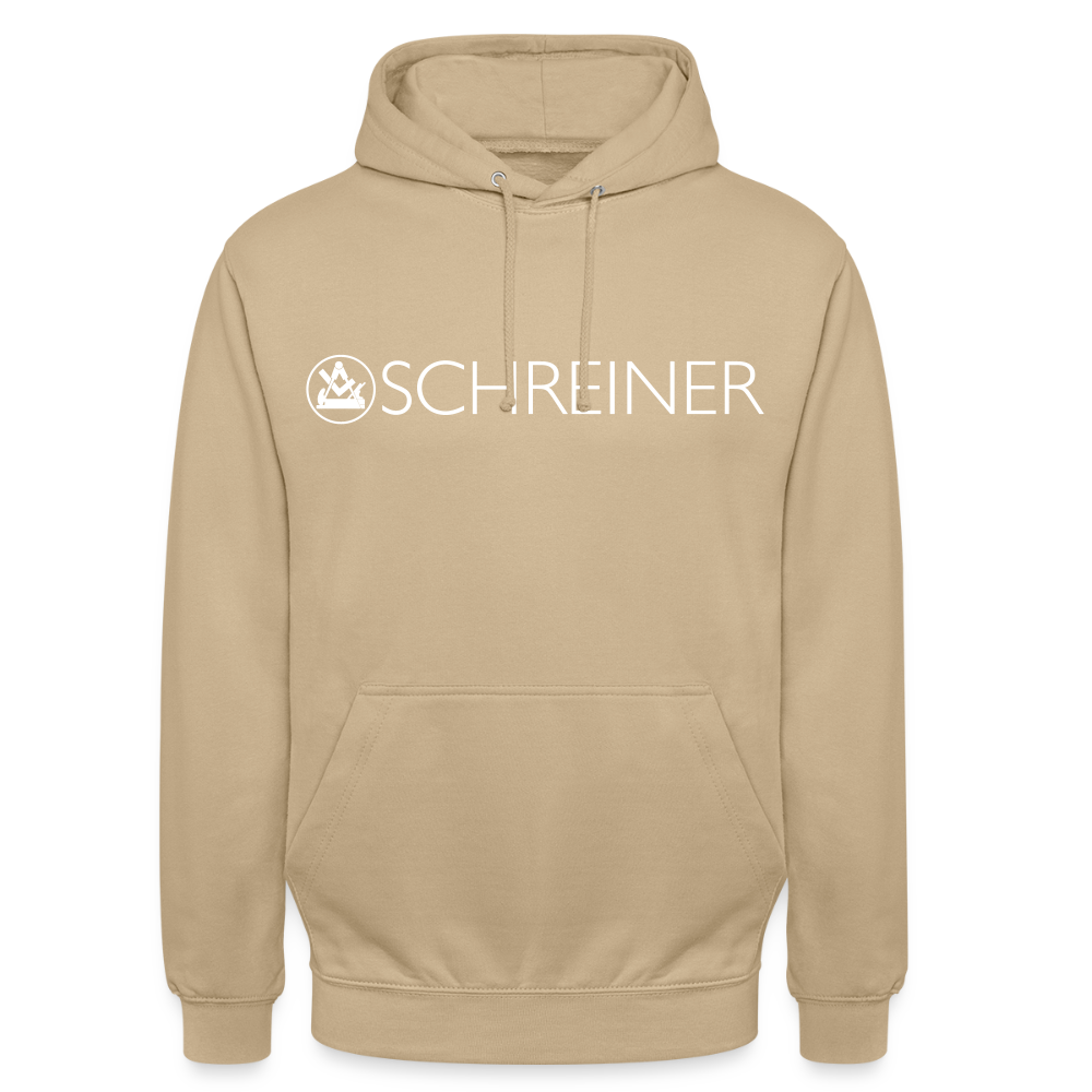Unisex Hoodie "Schreiner" Beige Unisex Hoodie {{ color }}