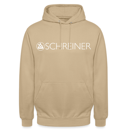 Unisex Hoodie "Schreiner" Beige Unisex Hoodie {{ color }}