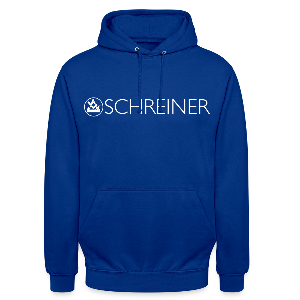 Unisex Hoodie "Schreiner" Royalblau Unisex Hoodie {{ color }}