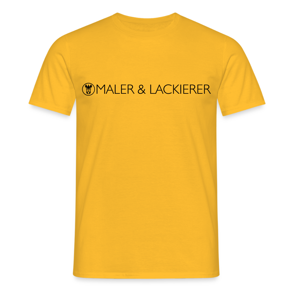 Unisex T-Shirt "Maler+Lackierer" Gelb Männer T-Shirt {{ color }}