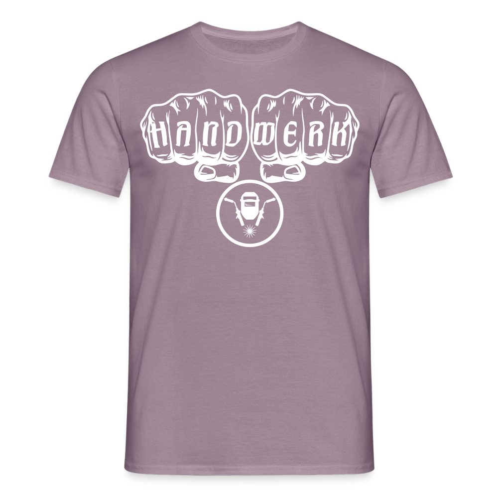 Unisex T-Shirt "Schweisser" Lilagrau Männer T-Shirt {{ color }}