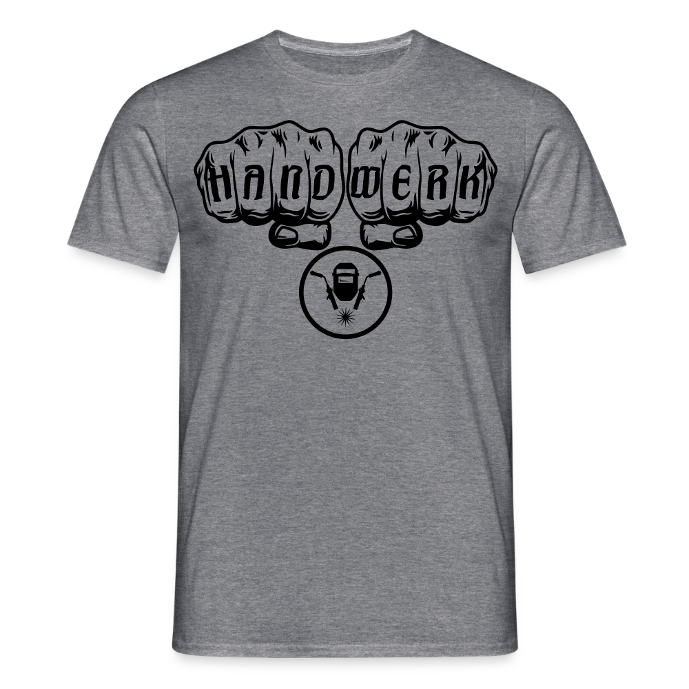 Unisex T-Shirt "Schweisser" Graphit meliert Männer T-Shirt {{ color }}