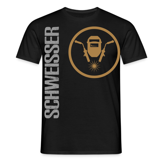 Unisex T-Shirt "Schweisser" Schwarz Männer T-Shirt {{ color }}