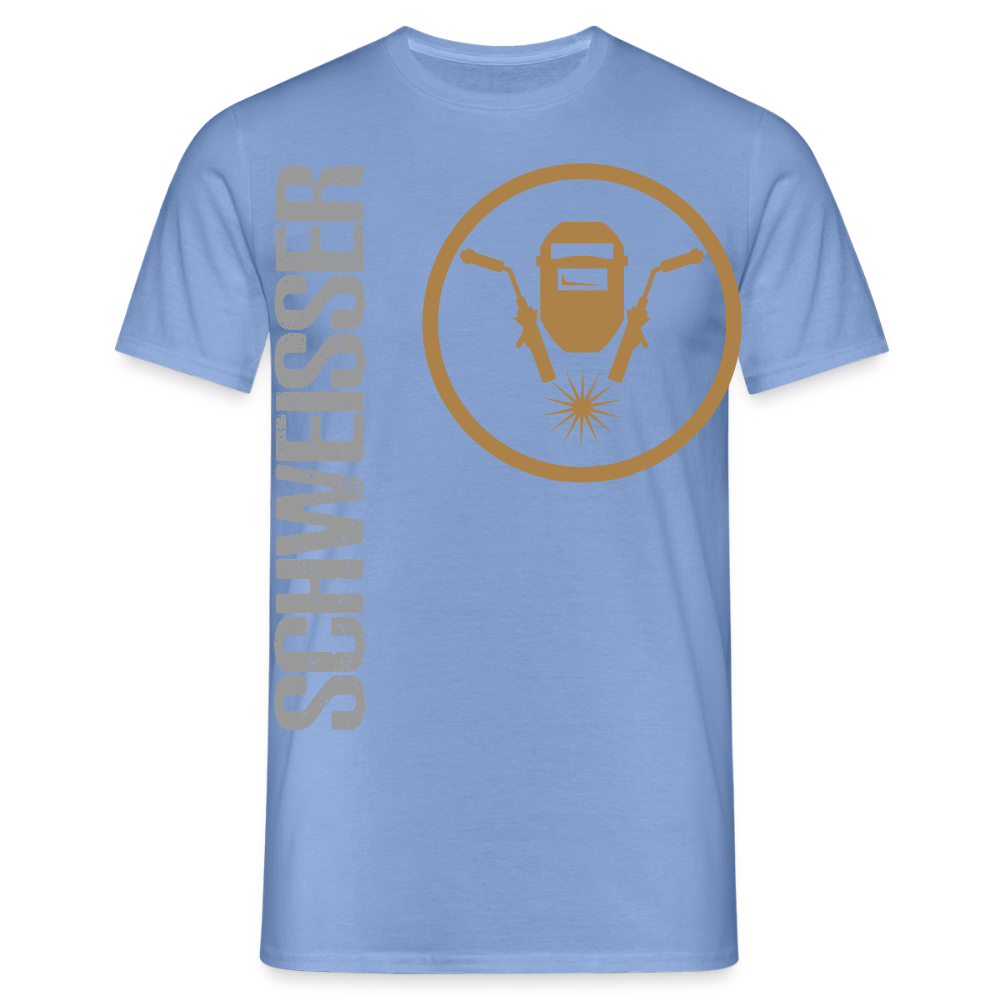 Unisex T-Shirt "Schweisser" carolina blue Männer T-Shirt {{ color }}