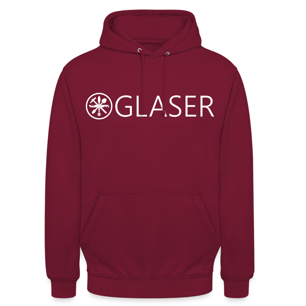 Unisex Hoodie "Glaser" Bordeaux Unisex Hoodie {{ color }}