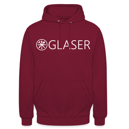 Unisex Hoodie "Glaser" Bordeaux Unisex Hoodie {{ color }}