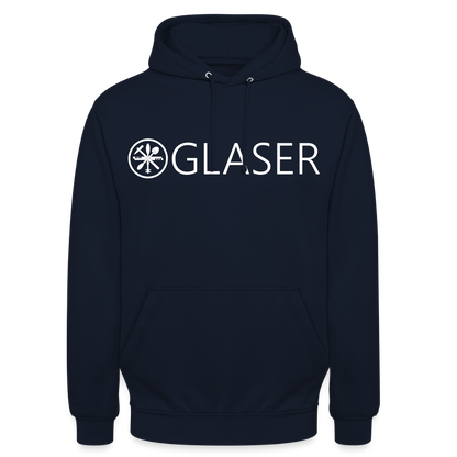 Unisex Hoodie "Glaser" Navy Unisex Hoodie {{ color }}