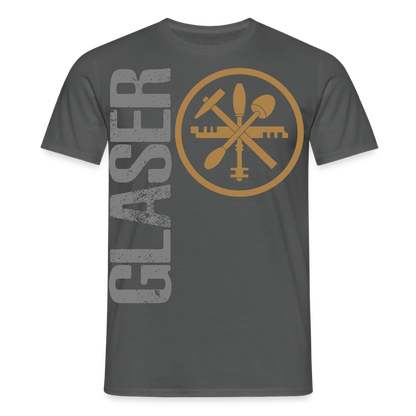 Unisex T-Shirt "Glaser" Anthrazit Männer T-Shirt {{ color }}