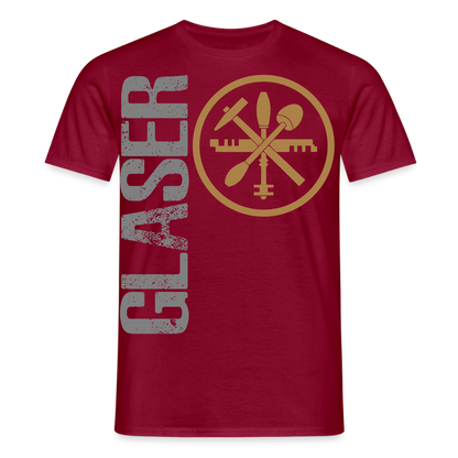 Unisex T-Shirt "Glaser" Ziegelrot Männer T-Shirt {{ color }}