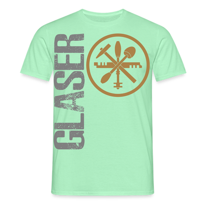 Unisex T-Shirt "Glaser" Mintgrün Männer T-Shirt {{ color }}