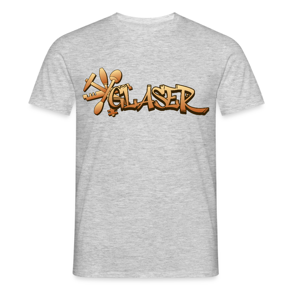 Unisex T-Shirt "Glaser" Grau meliert Männer T-Shirt {{ color }}