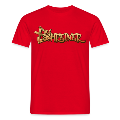 Unisex T-Shirt "Schreiner" Rot Männer T-Shirt {{ color }}