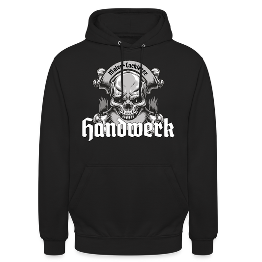 Unisex Hoodie "Skull-Maler/Lackierer" Schwarz Unisex Hoodie {{ color }}
