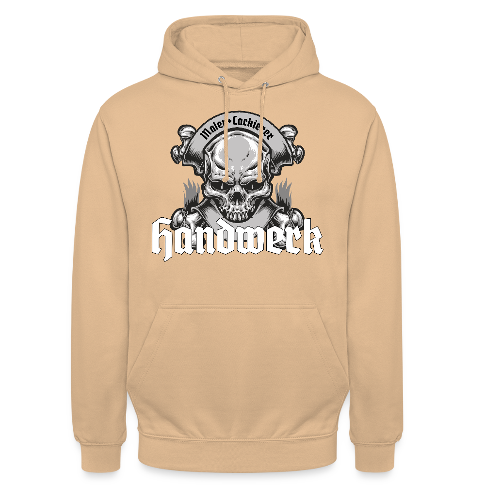 Unisex Hoodie "Skull-Maler/Lackierer" Pfirsich Unisex Hoodie {{ color }}