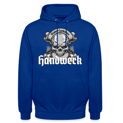Unisex Hoodie "Skull-Maler/Lackierer" Royalblau Unisex Hoodie {{ color }}