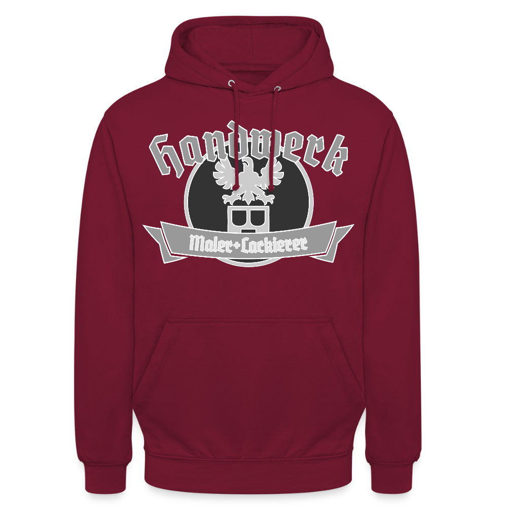 Unisex Hoodie "Maler/Lackierer" Bordeaux Unisex Hoodie {{ color }}