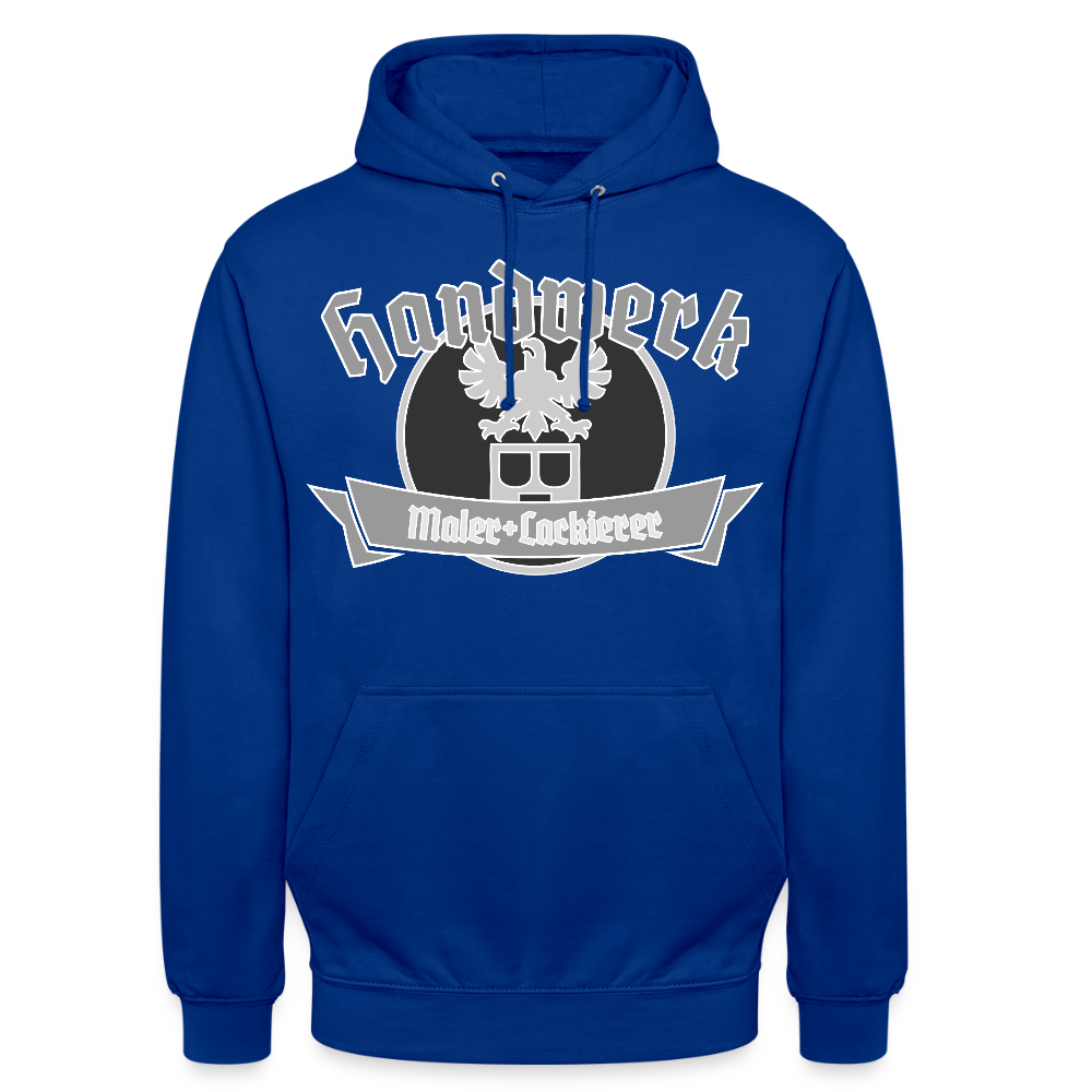 Unisex Hoodie "Maler/Lackierer" Royalblau Unisex Hoodie {{ color }}