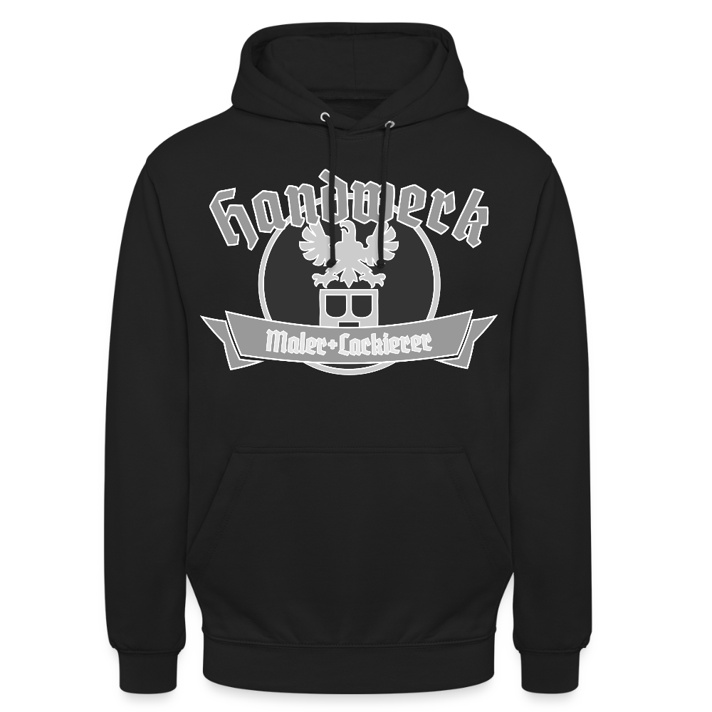 Unisex Hoodie "Maler/Lackierer" Schwarz Unisex Hoodie {{ color }}