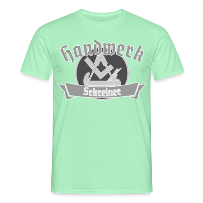 Unisex T-Shirt "Schreiner" Mintgrün Männer T-Shirt {{ color }}
