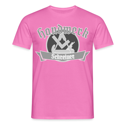 Unisex T-Shirt "Schreiner" Pink Männer T-Shirt {{ color }}