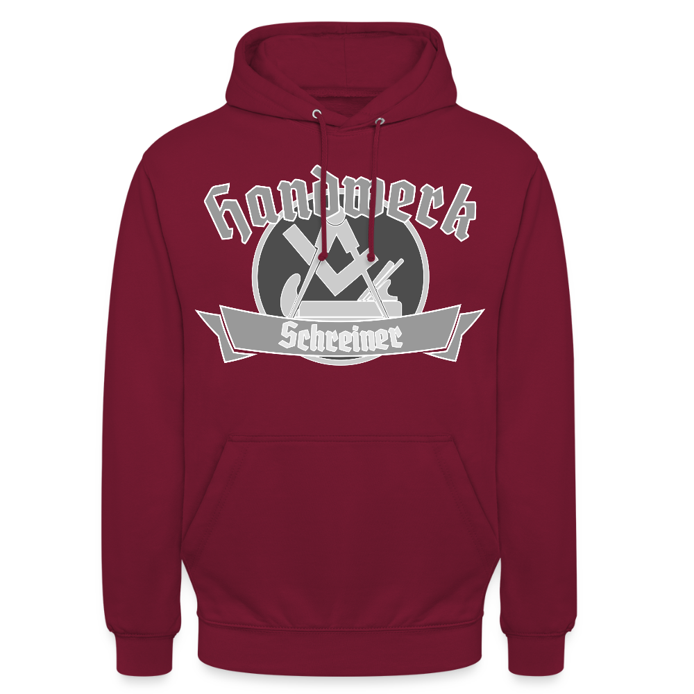 Unisex Hoodie "Schreiner" Bordeaux Unisex Hoodie {{ color }}