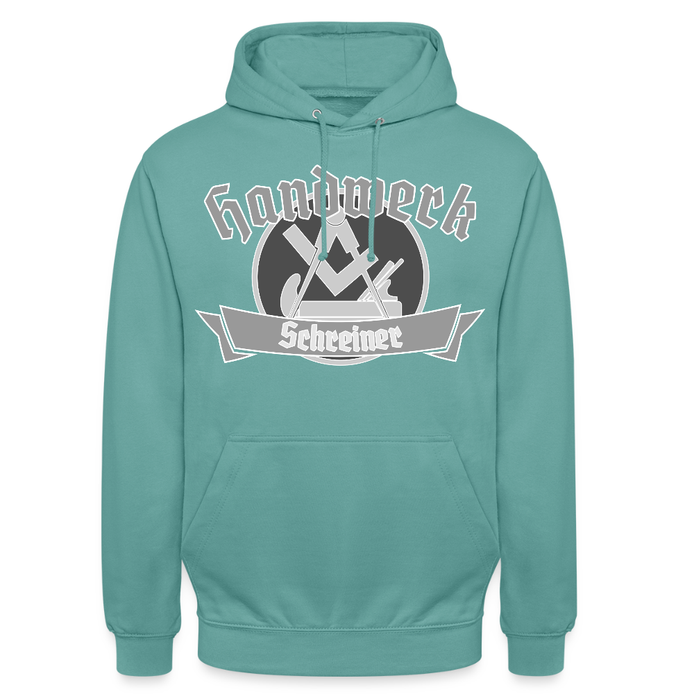 Unisex Hoodie "Schreiner" Pastelltürkis Unisex Hoodie {{ color }}