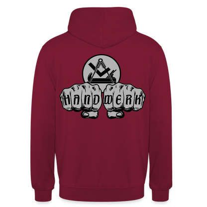 Unisex Hoodie "Schreiner/Tischler" beidseitig bedruckt Unisex Hoodie {{ color }}