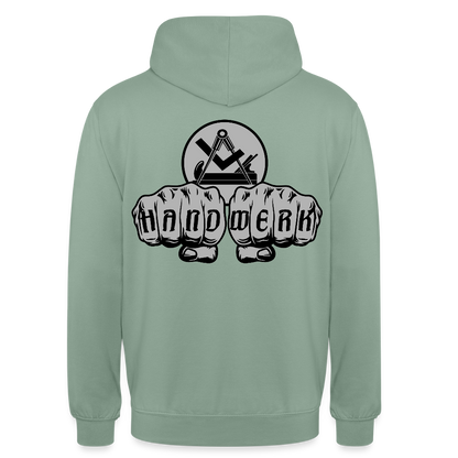 Unisex Hoodie "Schreiner/Tischler" beidseitig bedruckt Unisex Hoodie {{ color }}