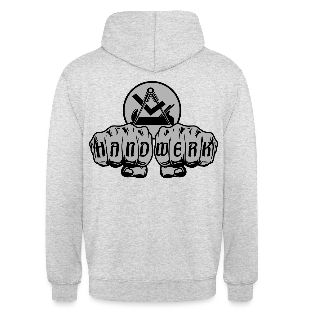 Unisex Hoodie "Schreiner/Tischler" beidseitig bedruckt Unisex Hoodie {{ color }}